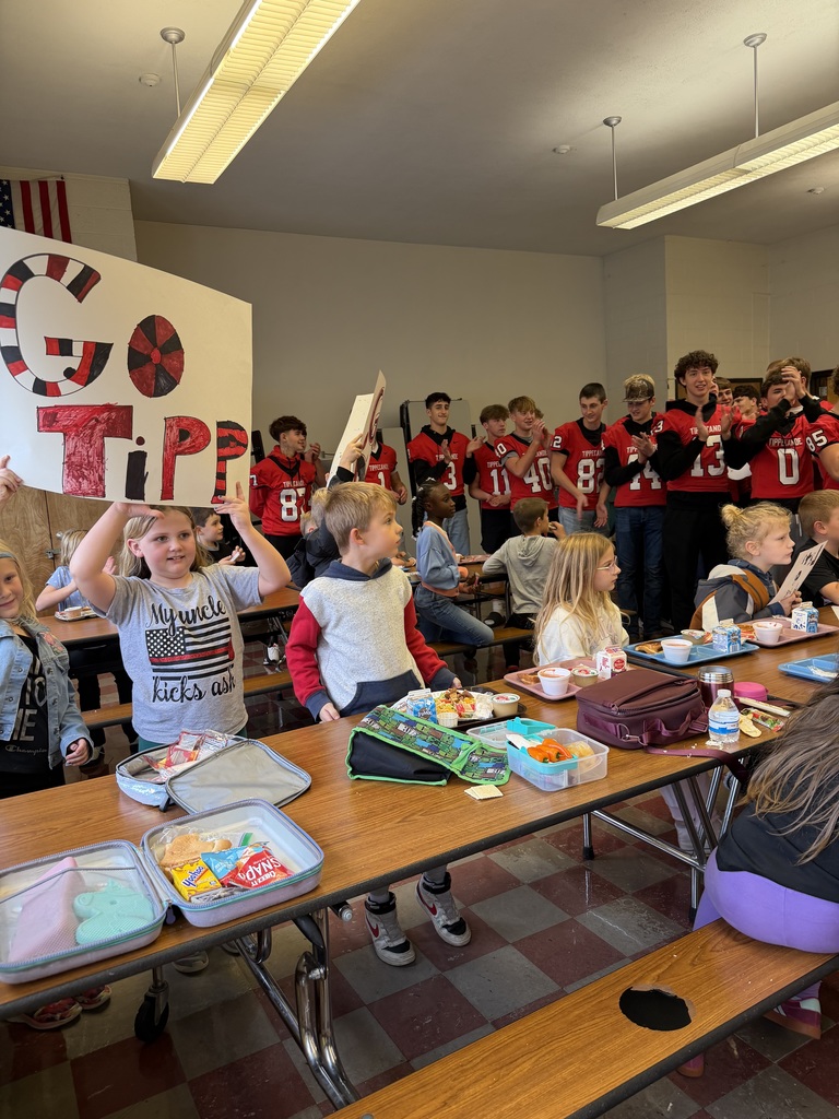 Broadway students offer their support to the Red Devils.