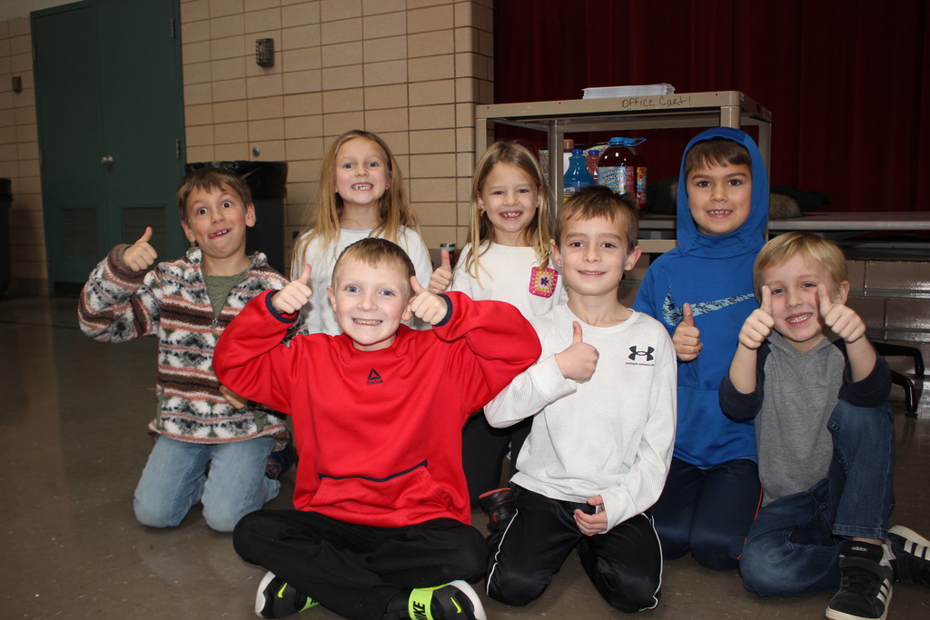 Broadway students crafting gifts at the Little Elves Workshop.