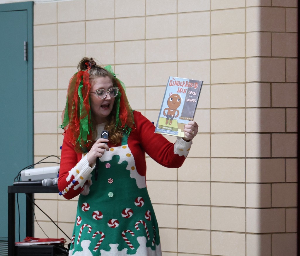 Storytime at Broadway looked a little different today.  Students acted out part of the story.