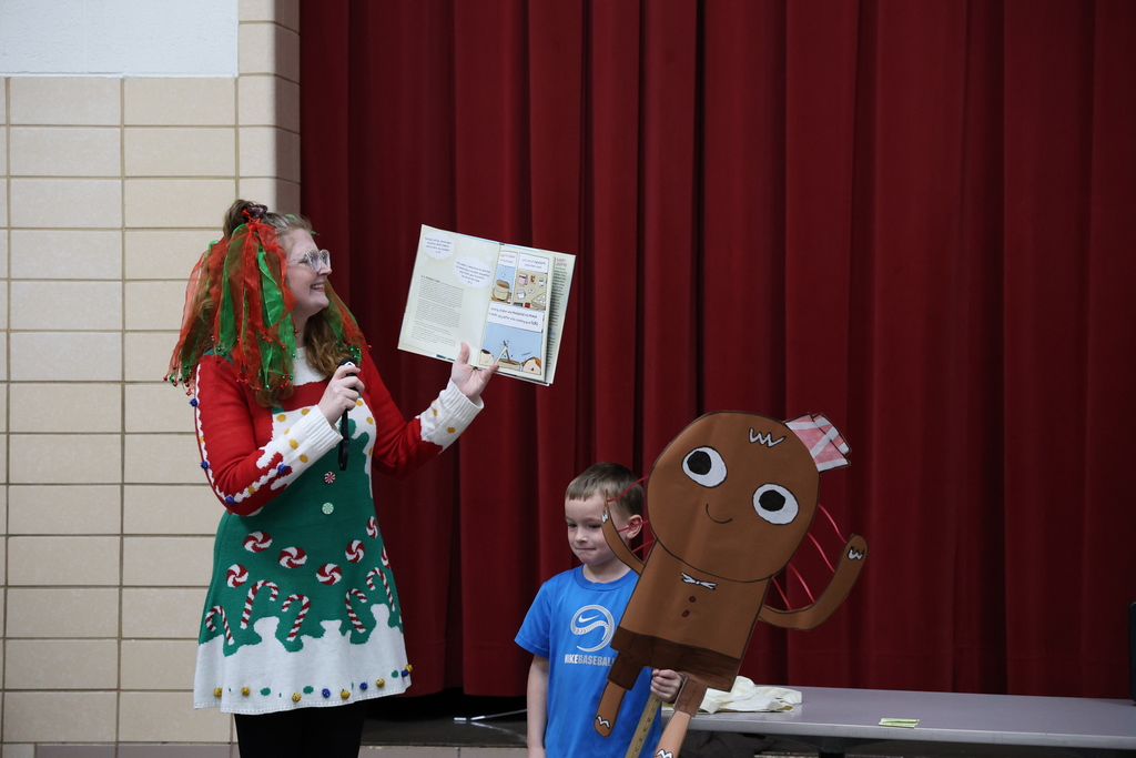 Storytime at Broadway looked a little different today.  Students acted out part of the story.