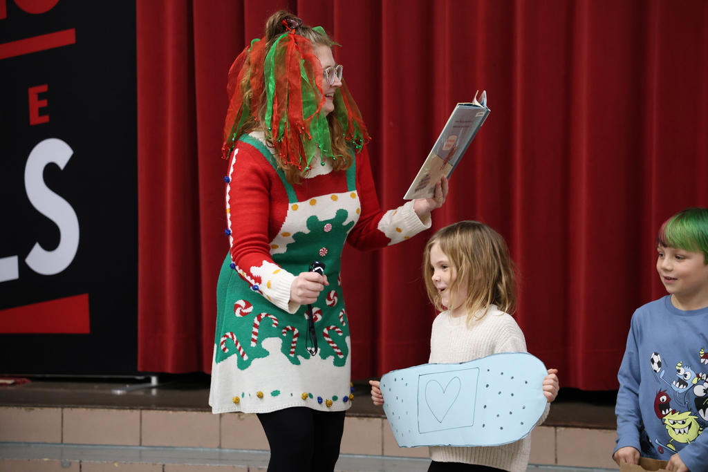 Storytime at Broadway looked a little different today.  Students acted out part of the story.