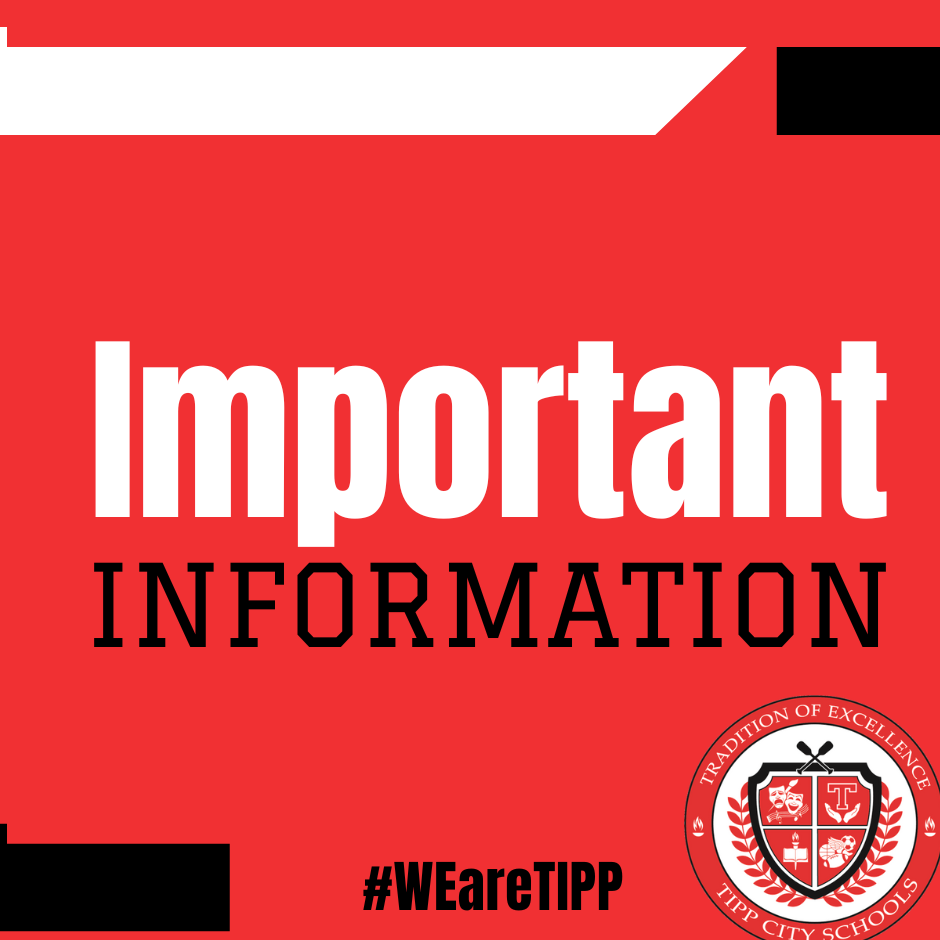 Important Information from Tipp City Schools