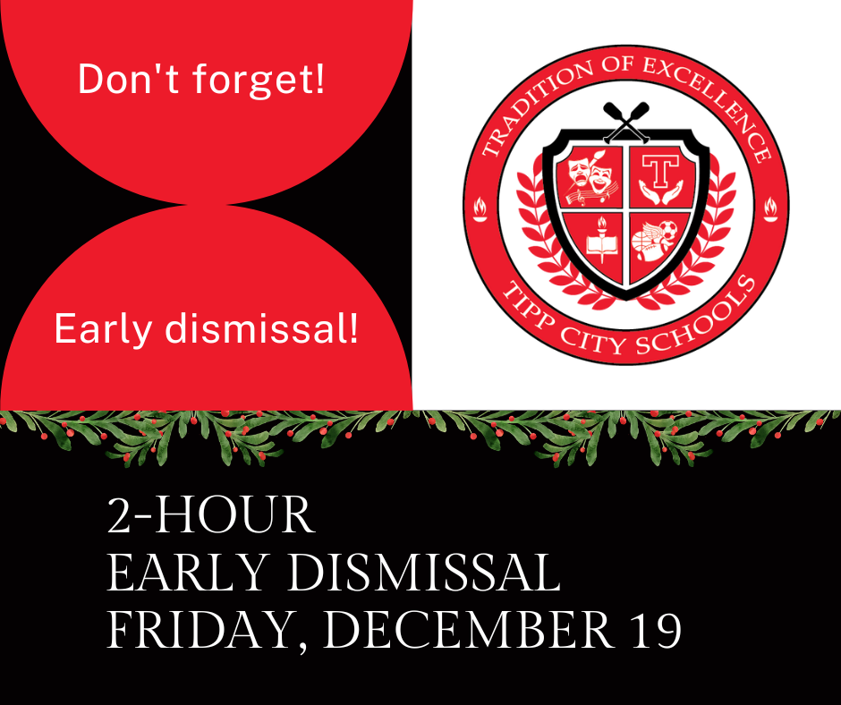 Early dismissal on Friday.