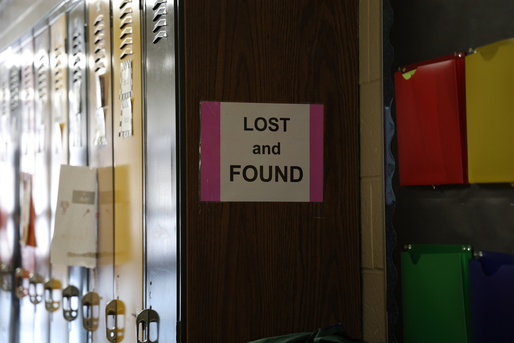 Lost-and-Found pile at one of our schools.  