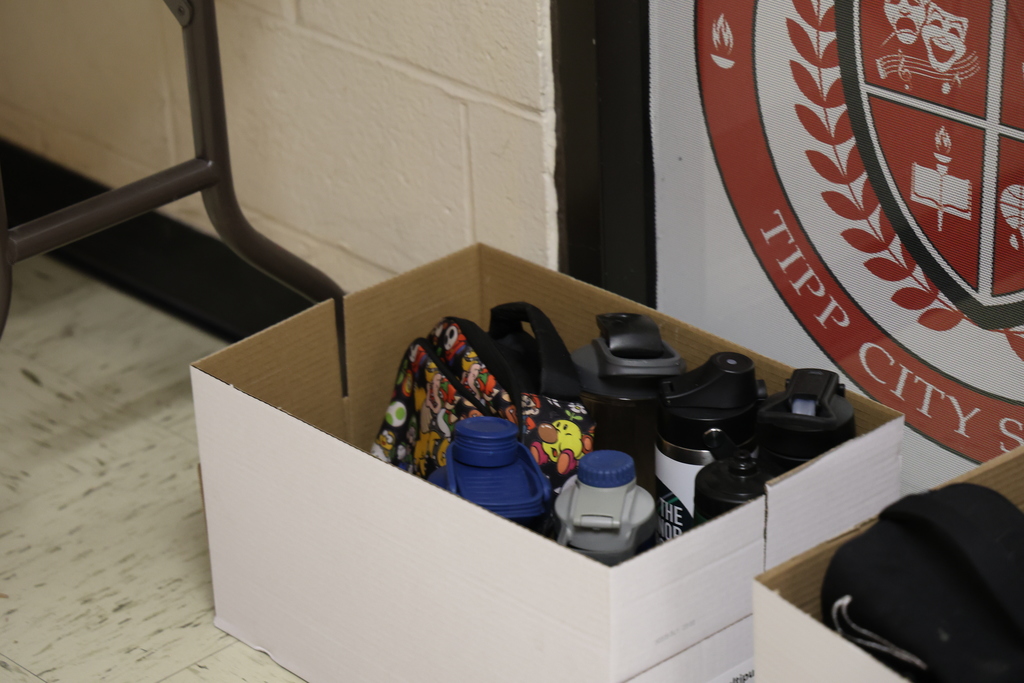 Lost-and-Found pile at one of our schools.  