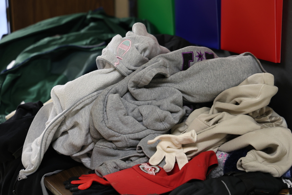 Lost-and-Found pile at one of our schools.  