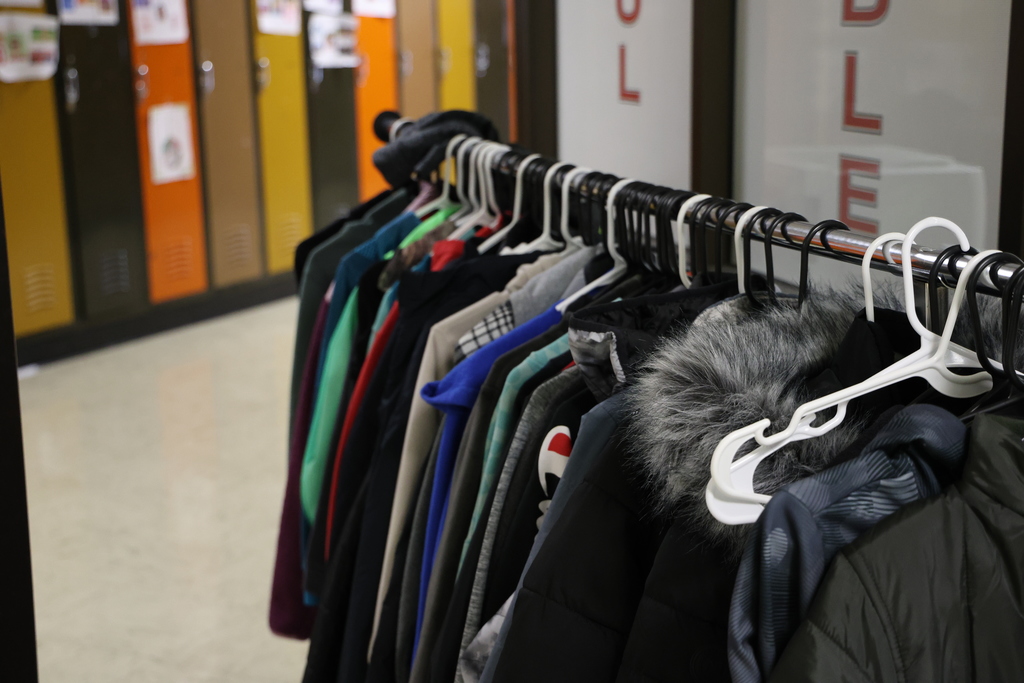 Lost-and-Found pile at one of our schools.  