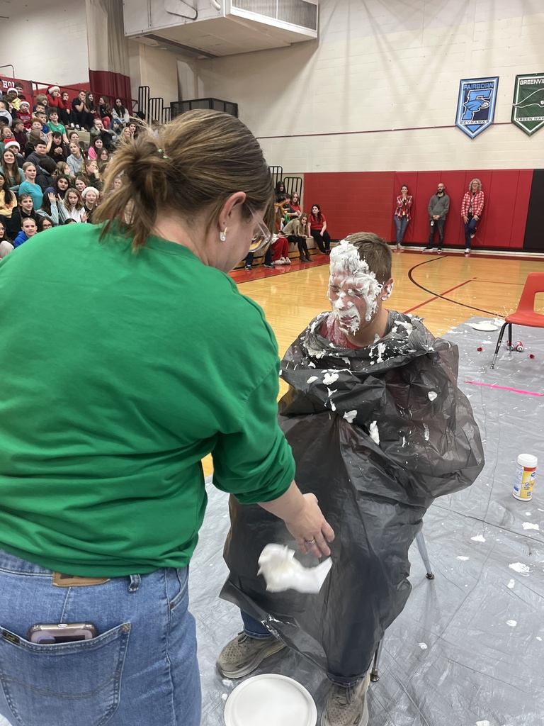 Tippecanoe Middle School Pie in the Face PBIS reward.