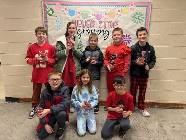 LT Ball Growth Students of the Month.