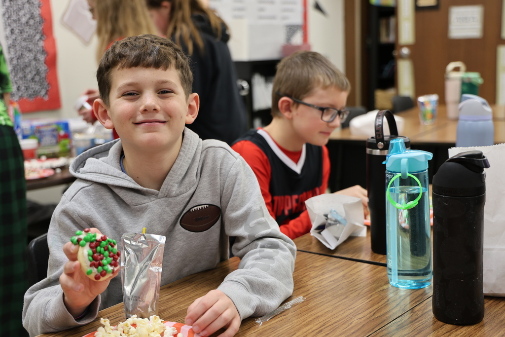 LT Ball students at their holiday parties.