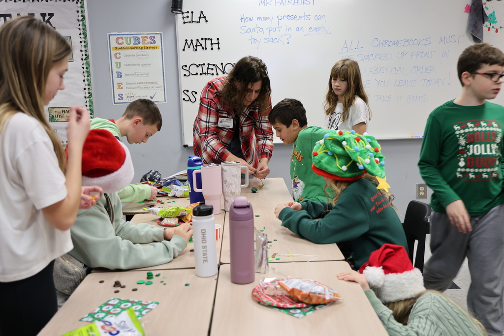 LT Ball students at their holiday parties.