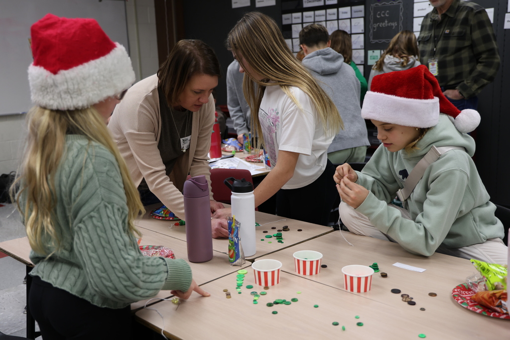 LT Ball students at their holiday parties.
