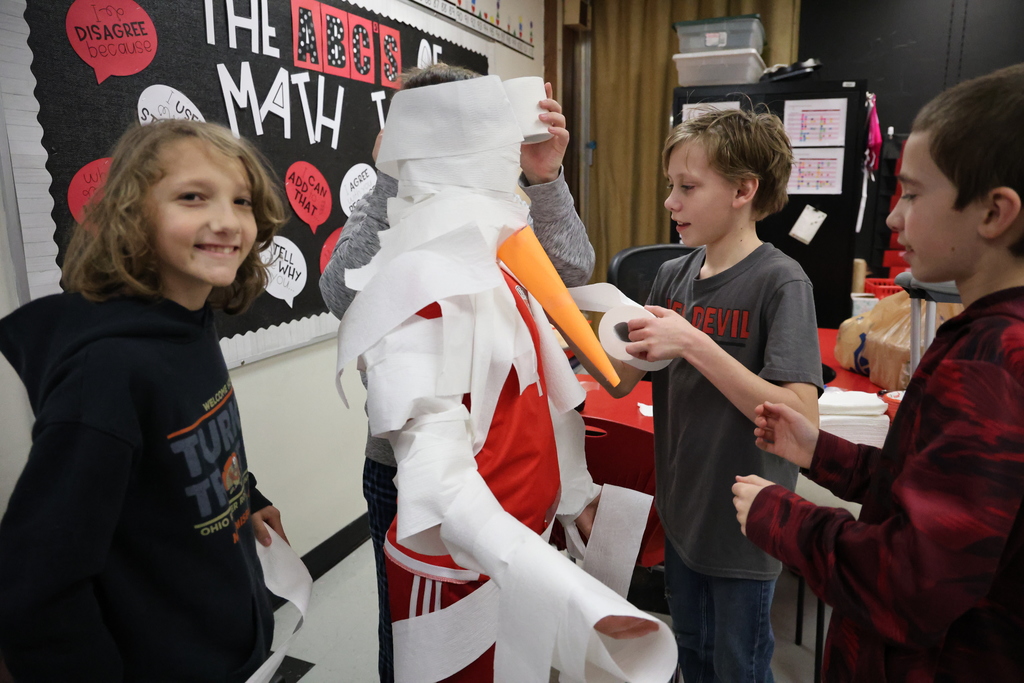 LT Ball students at their holiday parties.