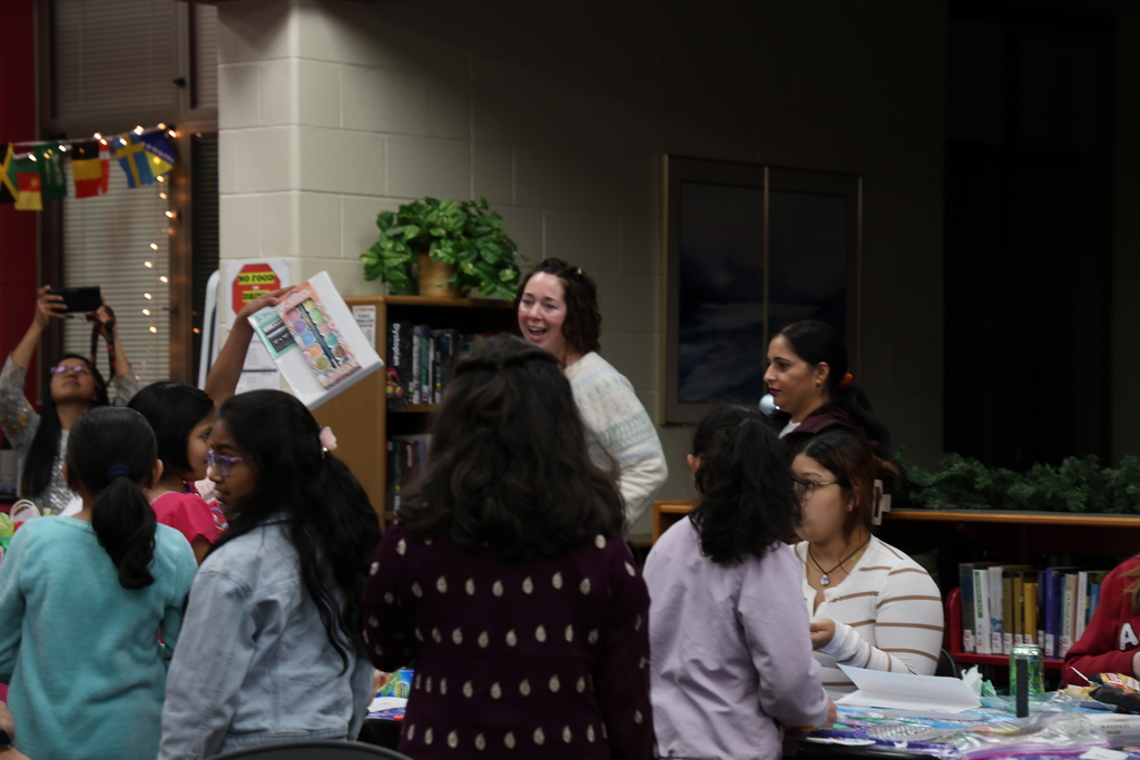 ELL students at their holiday celebration.