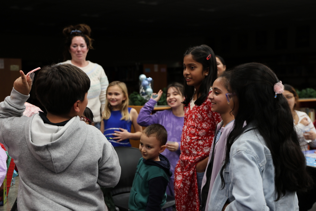 ELL students at their holiday celebration.