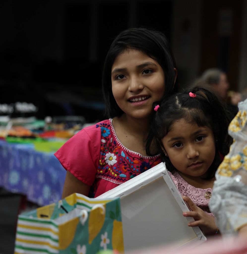 ELL students at their holiday celebration.