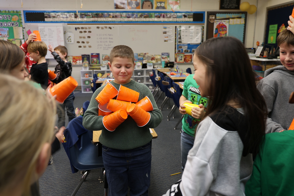Broadway students enjoy their holiday parties.