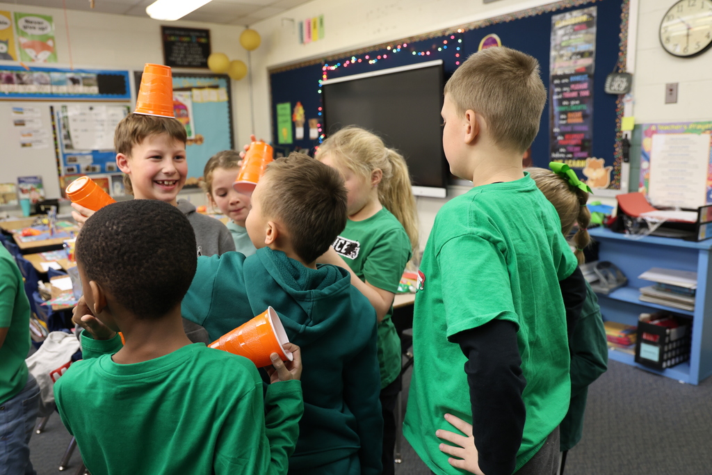 Broadway students enjoy their holiday parties.