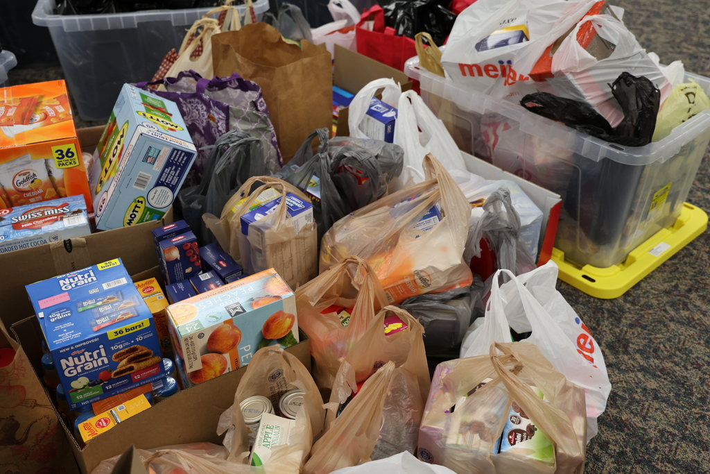 Donations for the Weekend Backpack program.