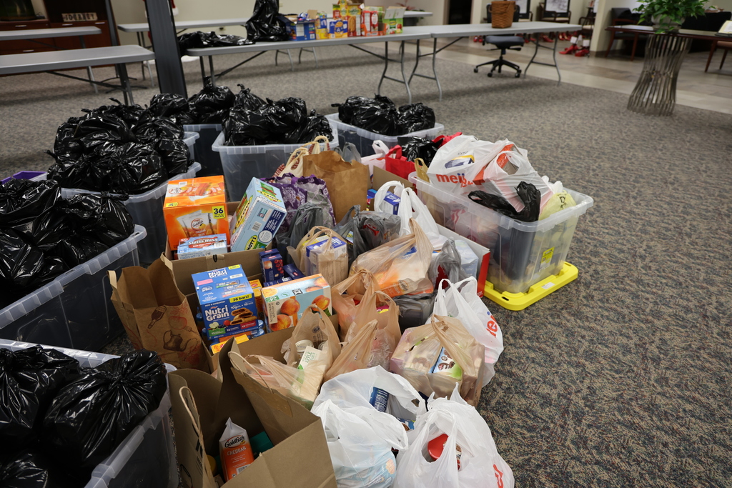 Donations for the Weekend Backpack program.