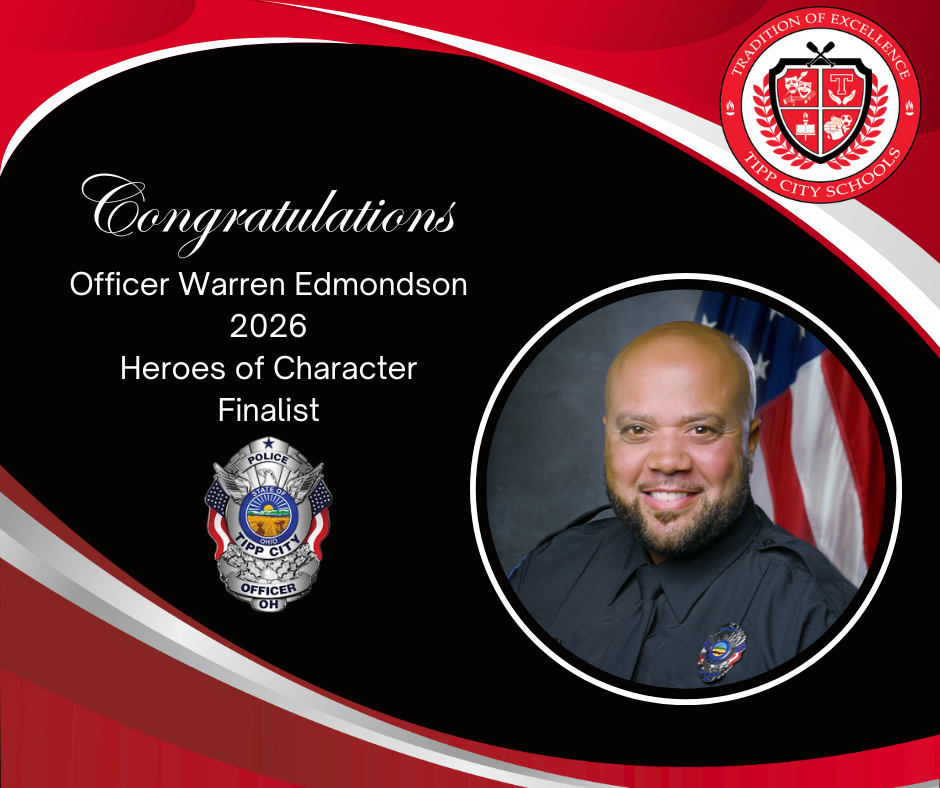 Congratulations to School Resource Office Warren Edmondson.