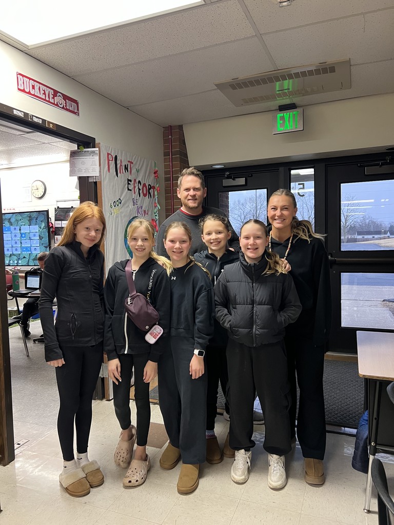 Staff and students coordinated for Twin Day at L.T. Ball.