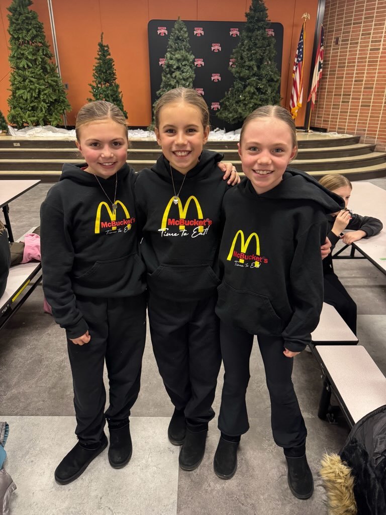 L.T. Ball students are all smiles in their matching outfits on Twins Day.