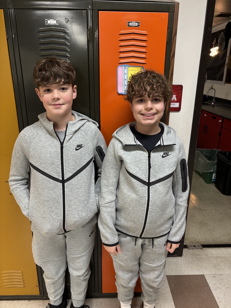 L.T. Ball students are all smiles in their matching outfits on Twins Day.