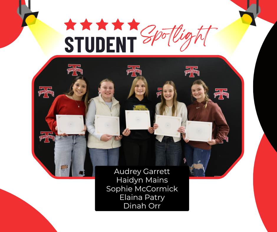 Student Spotlight is on five Tippecanoe Middle School students for their leadership and more.