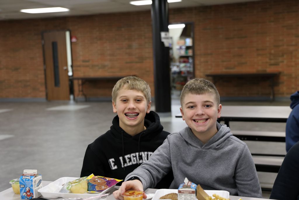LT Ball students are happy to be in school with their friends.  