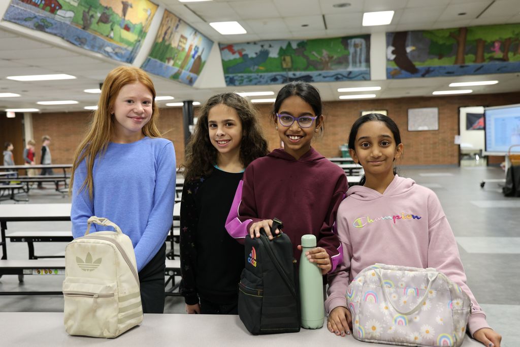 LT Ball students are happy to be in school with their friends.  