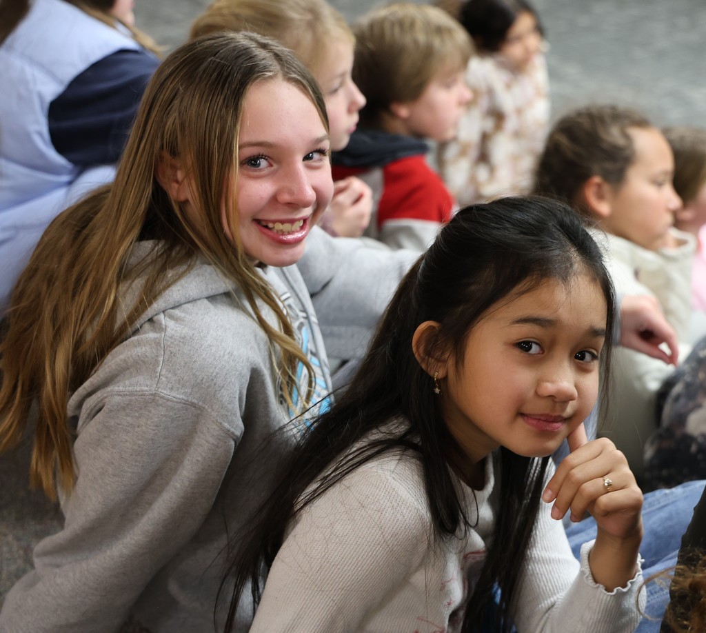 LT Ball students are happy to be in school with their friends.  
