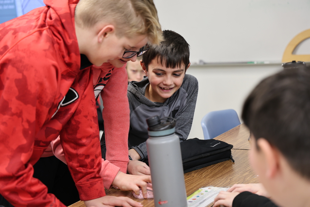LT Ball students are happy to be in school with their friends.  