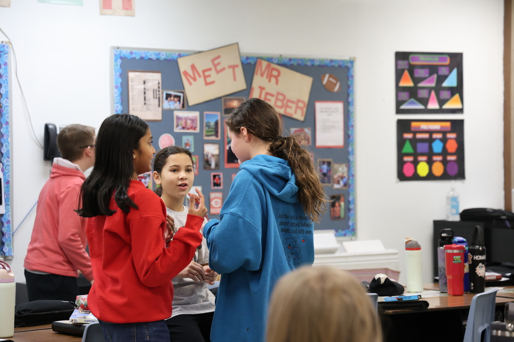LT Ball students are happy to be in school with their friends.  
