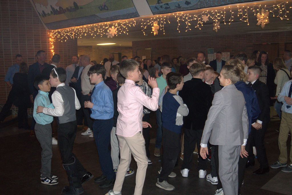 Blizzard Blast fun at L.T. Ball for students and their guests.