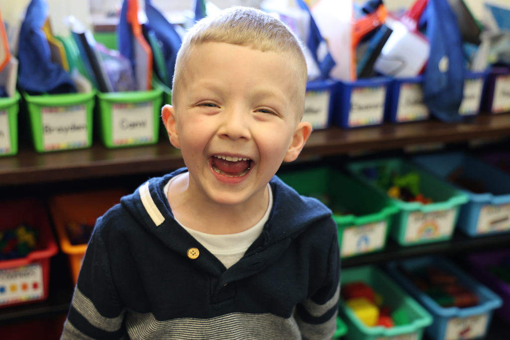 Pure joy at Broadway Elementary.  