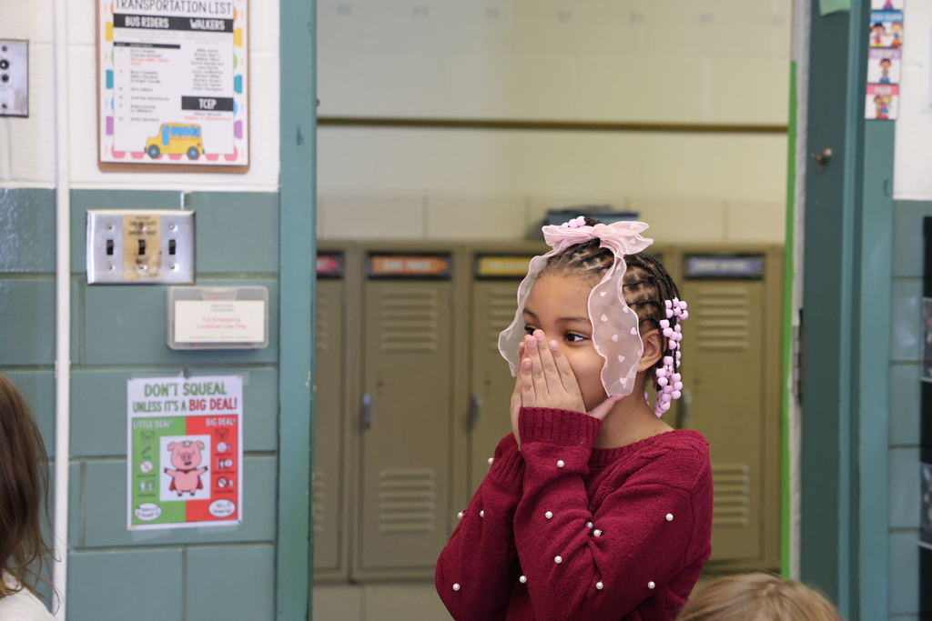 Pure joy at Broadway Elementary.  