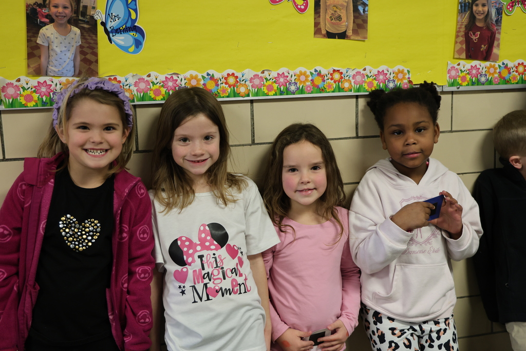 Pure joy at Broadway Elementary as students wait for today's lunch.