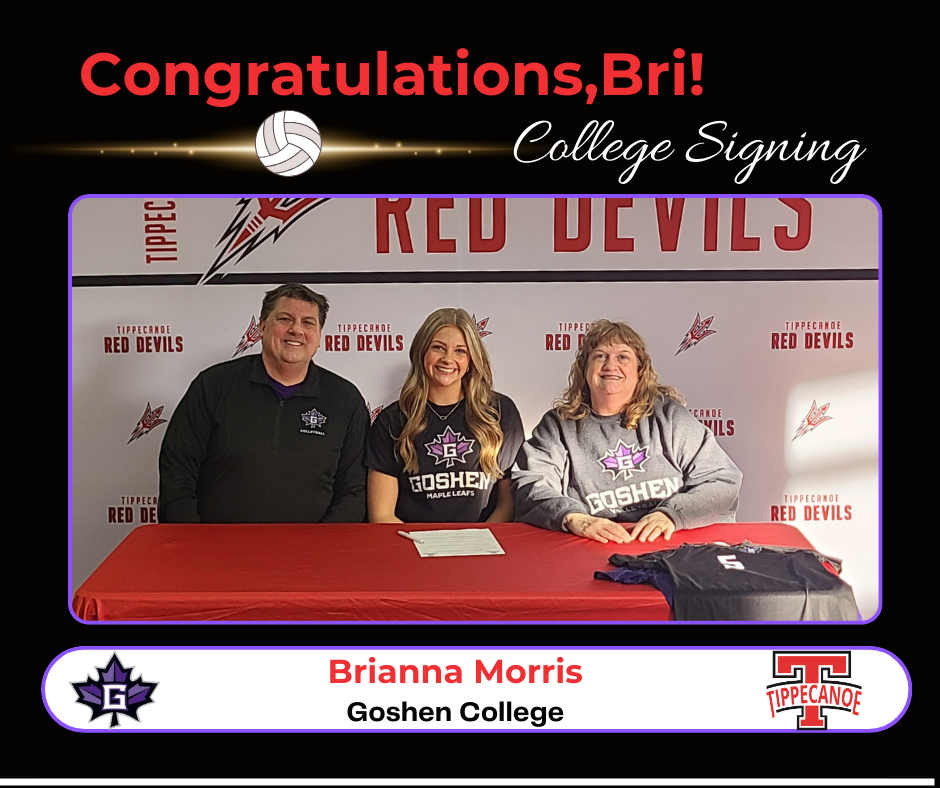 College Signing for Brianna Morris.