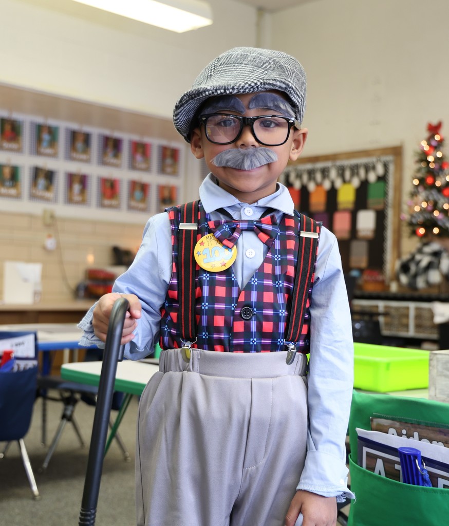 On the 100th day of kindergarten you dress up to look like your future self!
