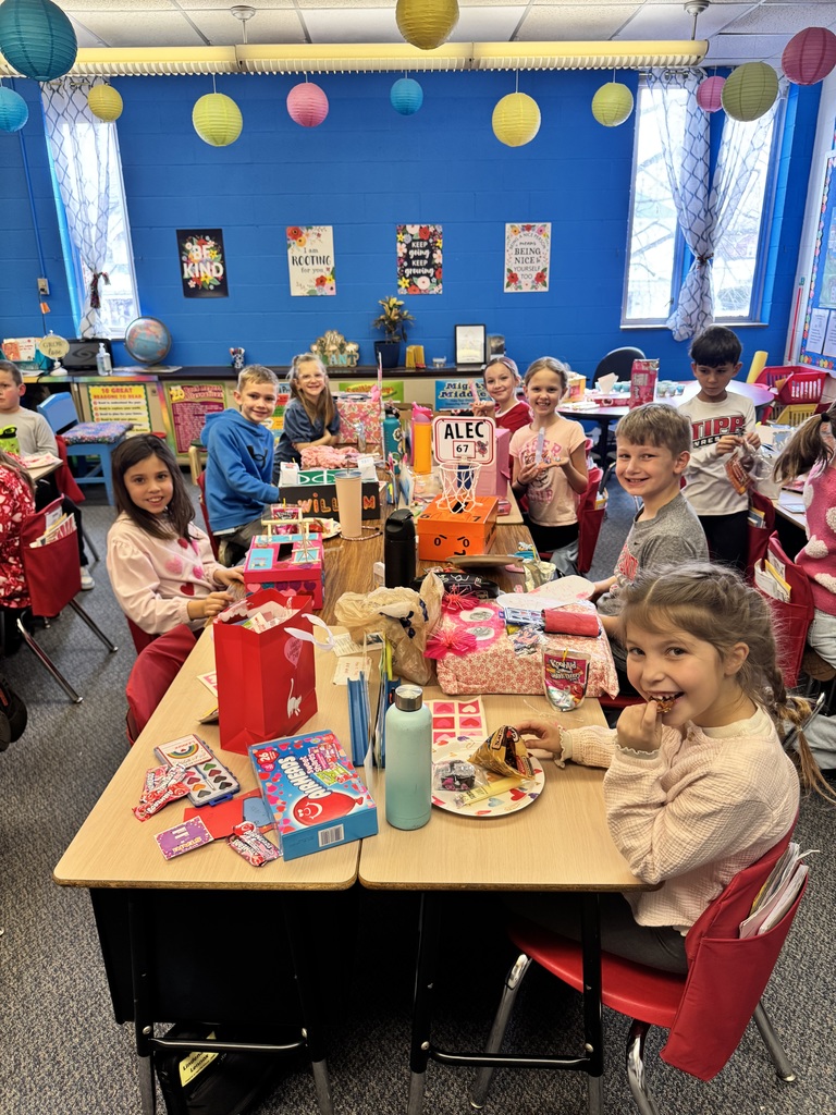 Valentine's fun at Broadway Elementary.