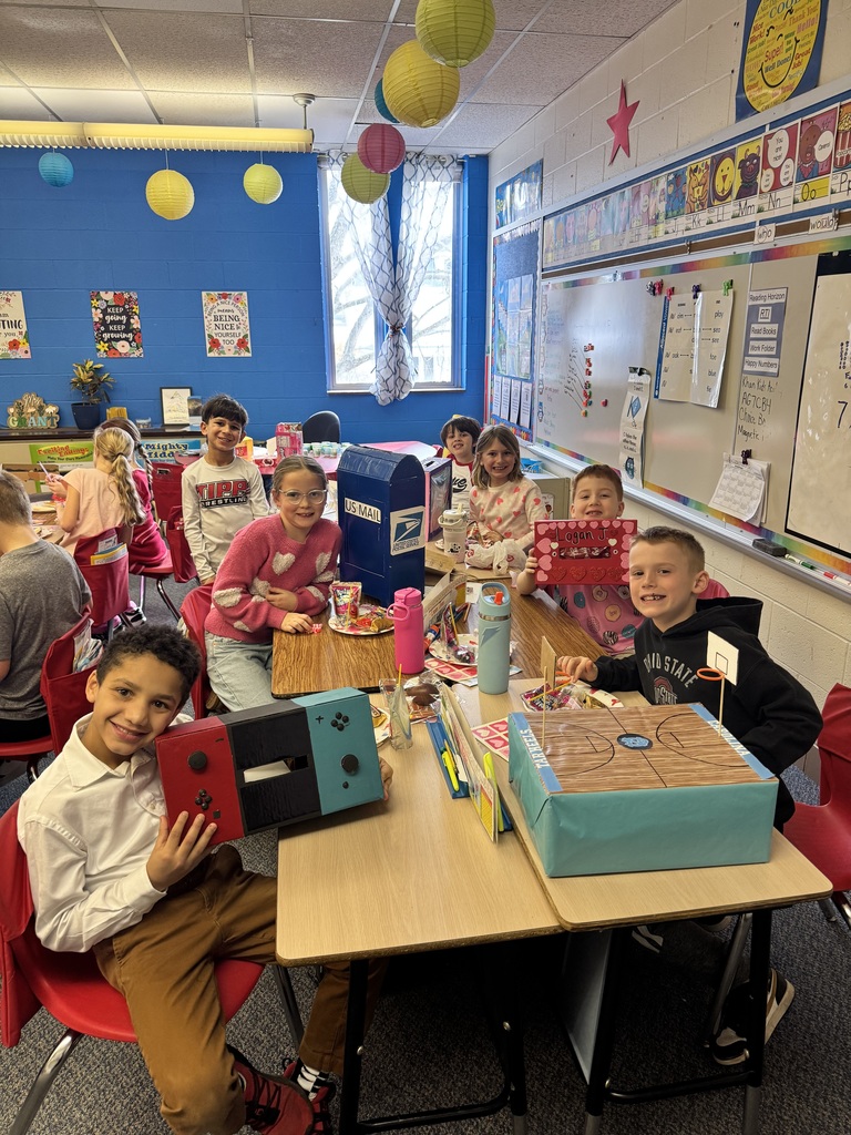 Valentine's fun at Broadway Elementary.