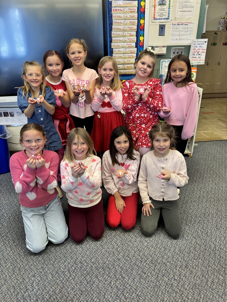 Valentine's fun at Broadway Elementary.