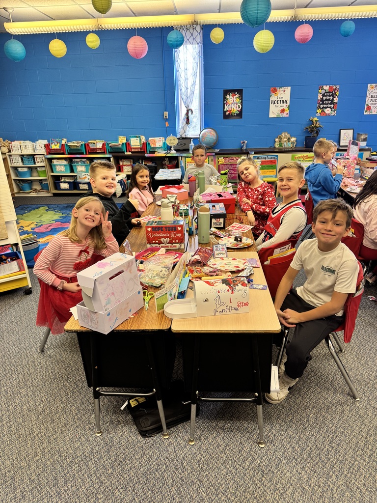 Valentine's fun at Broadway Elementary.