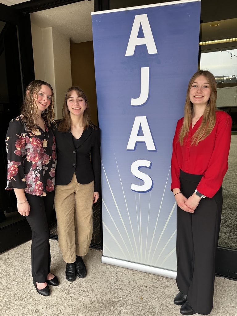 Three Tippecanoe High School students get ready for AJAS in Arizona.