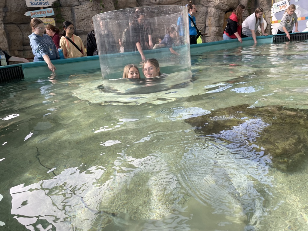 TMS students at Newport Aquarium to learn about potential career paths and have some fun at the aquarium.