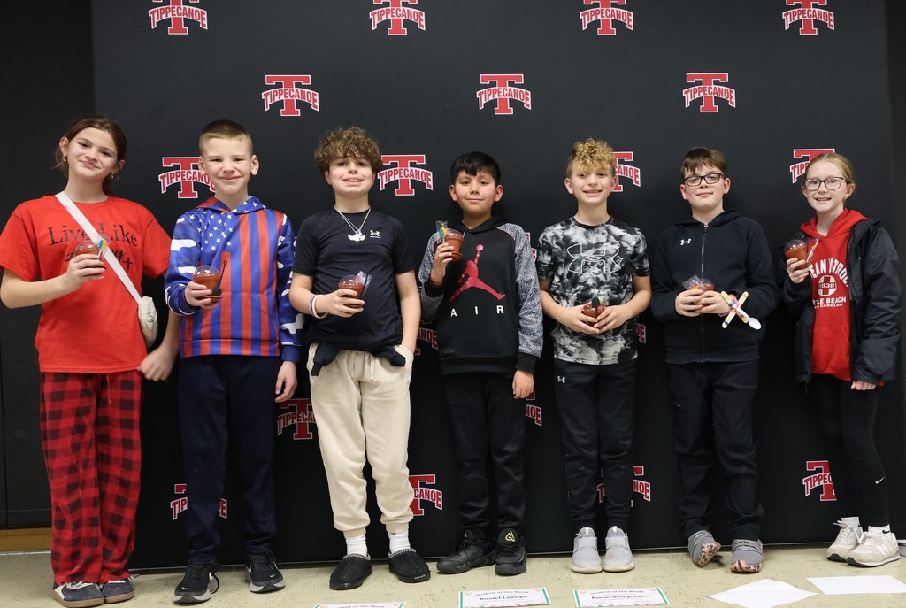 L.T. Ball Growth Students of the Month.