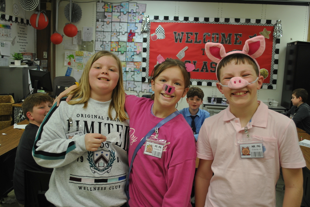 Three participants in class.  