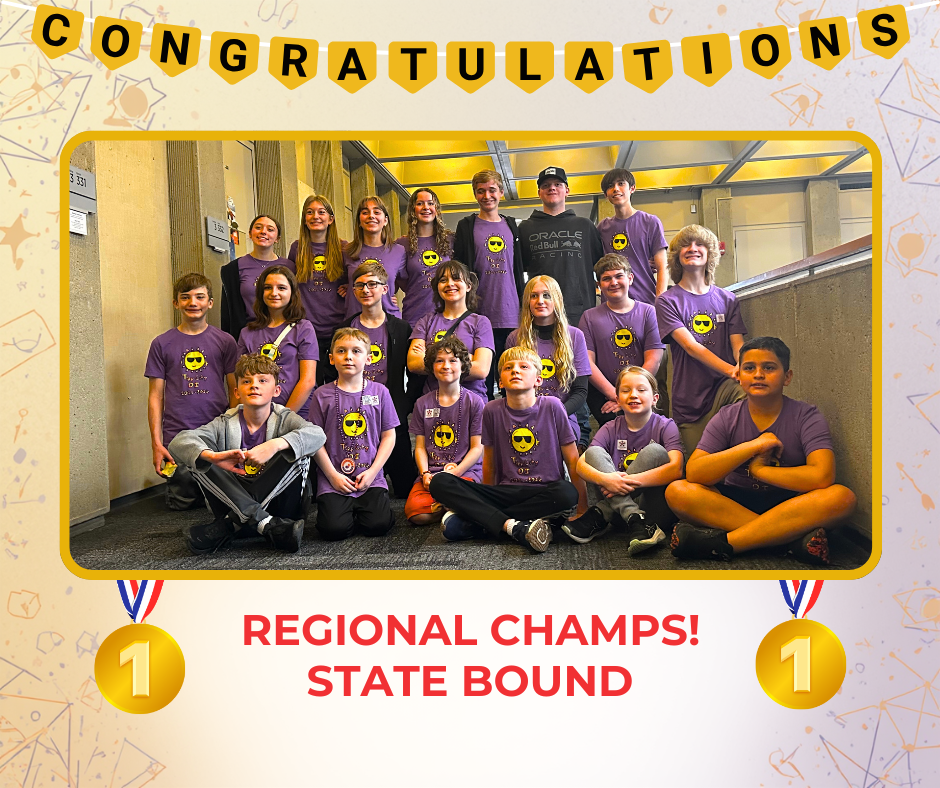 Three teams are DI Regional Champs and are State Bound.