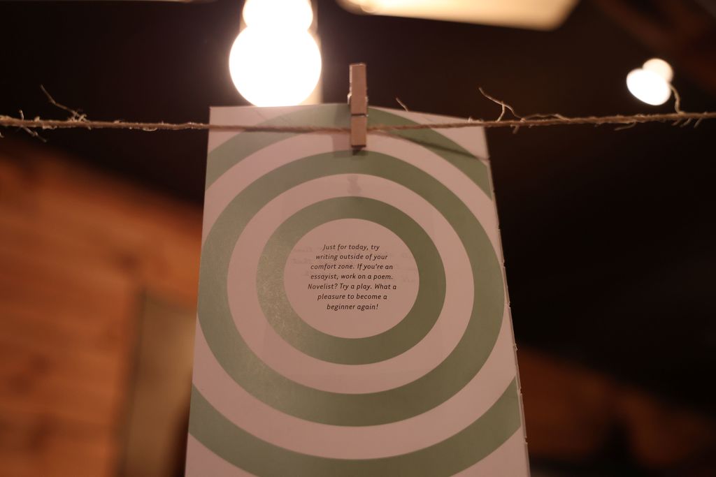 A prompt at Night Write.